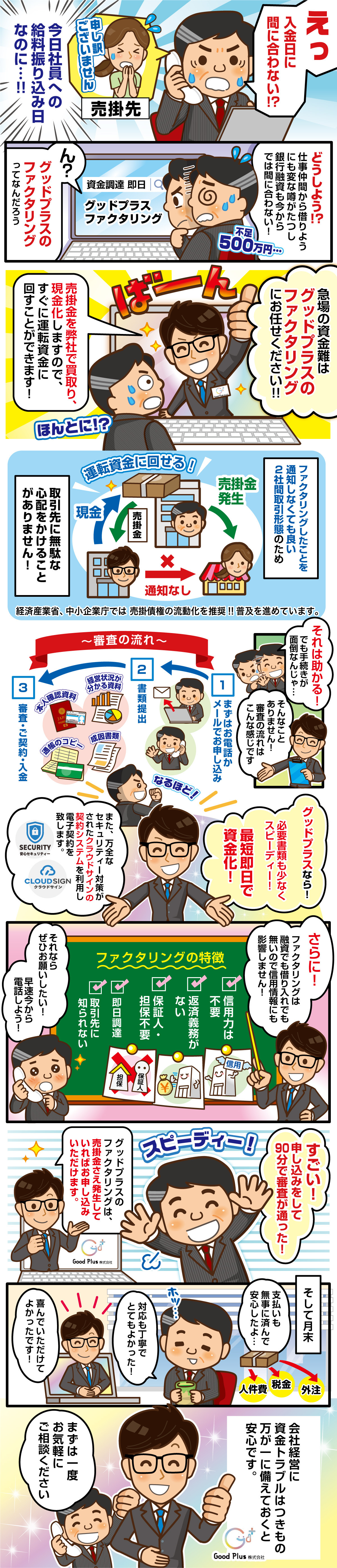 ファクタリングガイドマンガ画像